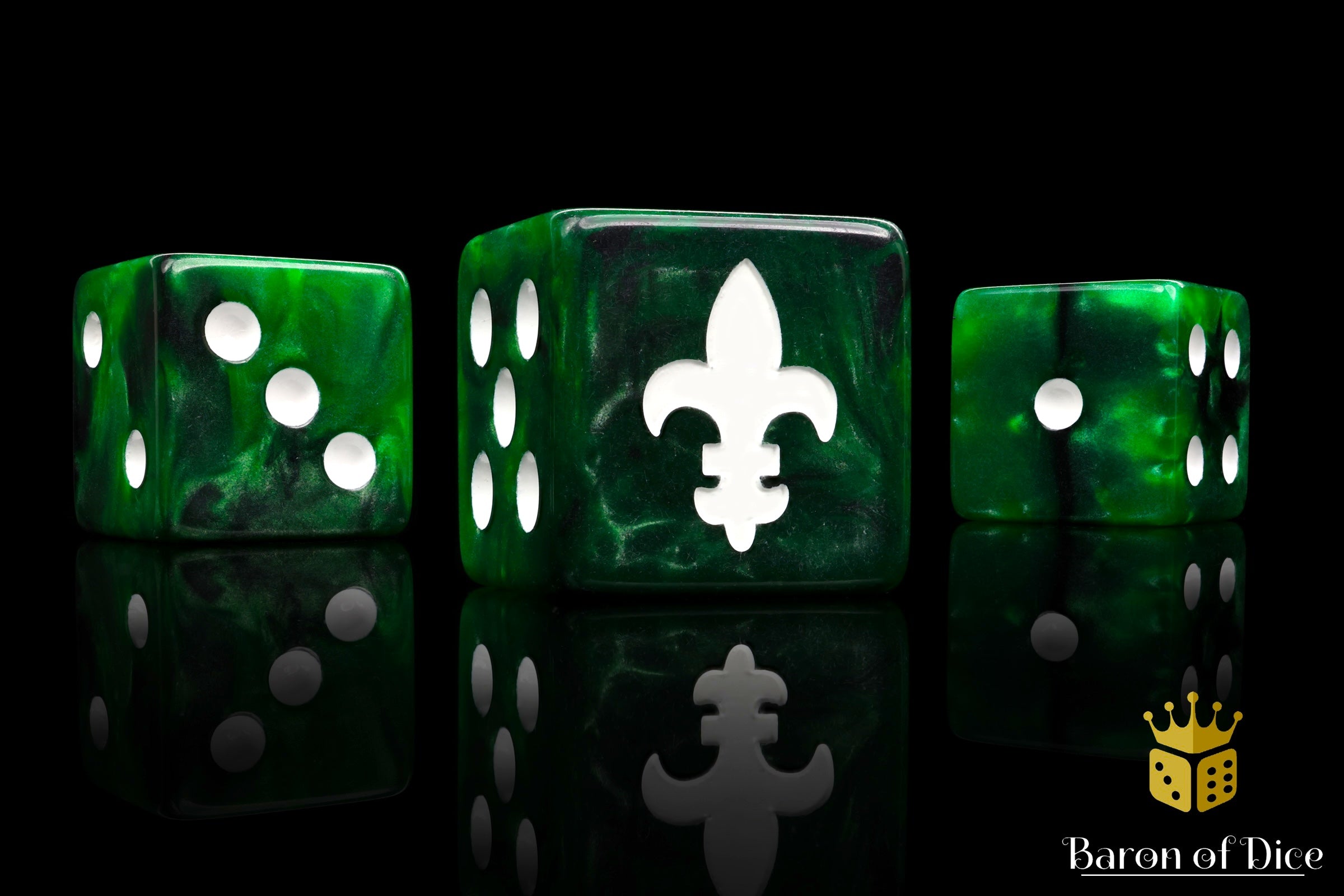 Fleur De Lis - Green - Image 4