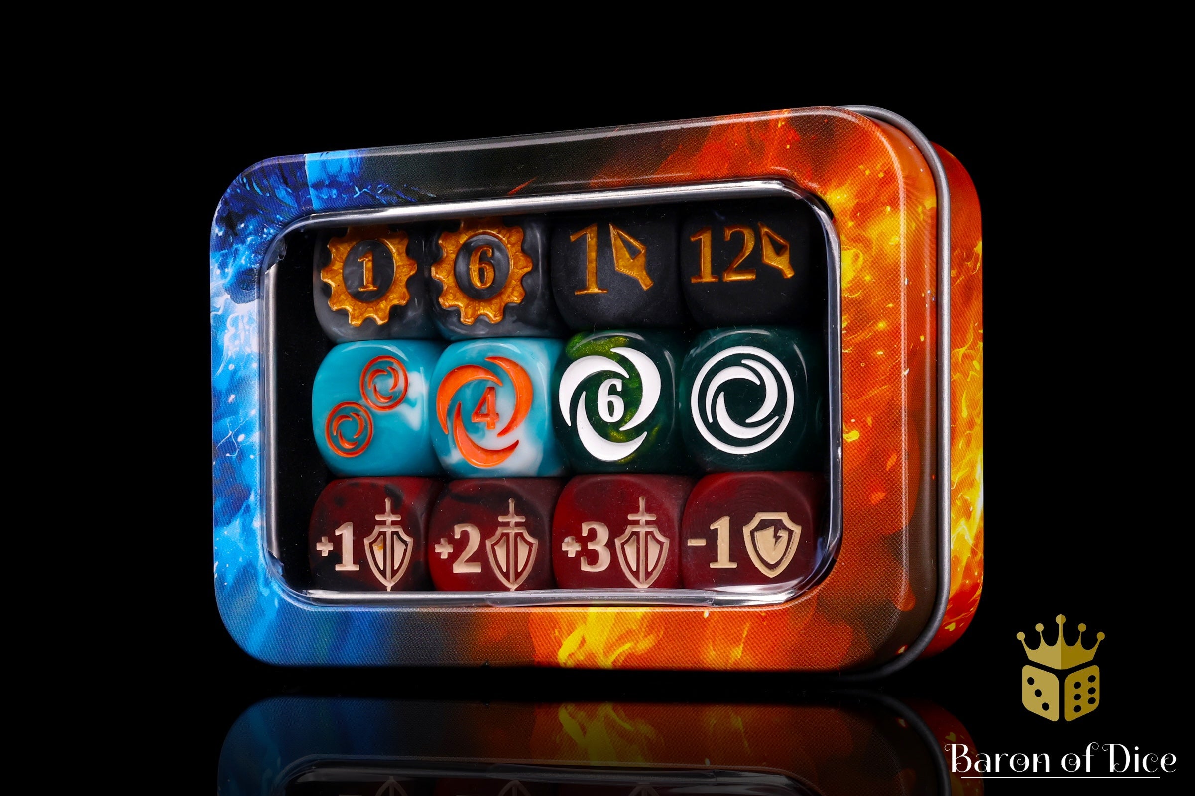FAB Compatible Dice Set - Set of 12 - Image 3